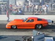 ORANGE 1963 CORVETTE Drag Car